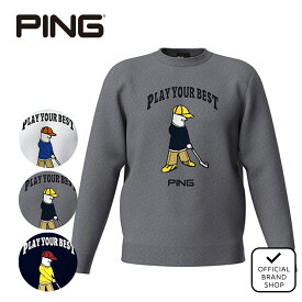 【30%OFF】【正規販売店】[PING APPAREL] Mr.PINGジャカードクルーネックニットプルオーバー NATIVE (MENS) ゴルフウェア セーター ニット メンズ ゴルフ ウェア ピン 621-5270902 PIMA574 ヤマニゴルフ
