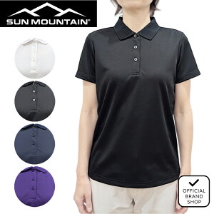 �y���K�̔��X�z[SUN MOUNTAIN] WOMEN�fS POLO �|���V���c �S���t�E�F�A T�V���c ���f�B�[�X �S���t �V���c �z������ �ʋC�� ������ ���� ������ UV�J�b�g ���O�� ���悯 ���Ă��h�~ �t�� ���� ��� ��