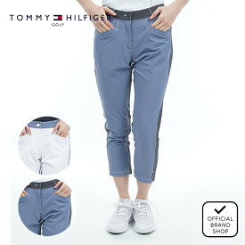 【50%OFF】【正規販売店】[TOMMY HILFIGER GOLF] レディース シャンブレー カラーコンビ アンクルパンツ トミー ヒルフィガー ゴルフ