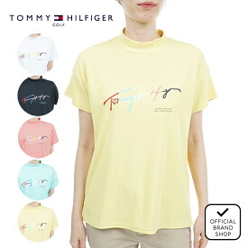 【40%OFF】【正規販売店】[TOMMY HILFIGER GOLF] レディース マルチカラーロゴ モックネックシャツ トミー ヒルフィガー ゴルフ THLA326 ヤマニゴルフ