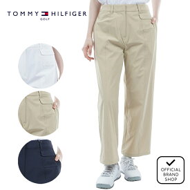 【40%OFF】【正規販売店】[TOMMY HILFIGER GOLF] ライトクロス 2WAYワイドジョガーパンツ ゴルフウェア パンツ ボトムス レディース ゴルフ ウェア ストレッチ ハイテンション ワイドシルエット トミー ヒルフィガー ゴルフ THLA415 ヤマニゴルフ