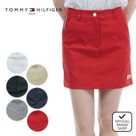 【40%OFF】【正規販売店】[TOMMY HILFIGER GOLF] ツイル ベーシックスカート ゴルフウェア スカート レディース ゴルフ ウェア ストレッチ ハイテンション ウエストゴム 春夏 定番 トミー ヒルフィガー ゴルフ THLA425 ヤマニゴルフ