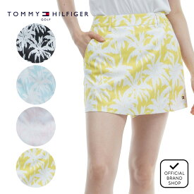 【40%OFF】【正規販売店】[Tommy Hilfiger Golf] パームツリー キュロットパンツ ゴルフウェア パンツ ボトムス レディース ゴルフ ウェア 吸水速乾 通気性 涼しい 速乾 清涼感 UVカット 紫外線 日よけ 日焼け防止 トミー ヒルフィガー ゴルフ THLA434 ヤマニゴルフ