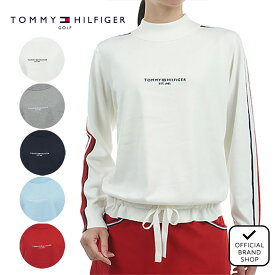 【40%OFF】【正規販売店】[Tommy Hilfiger Golf] トリコライン　ハイネックセ-タ- ゴルフウェア セーター ニット レディース ゴルフ ウェア シンプル ハイネック 初秋 合わせやすい コーデしやすい 秋冬 トミー・ヒルフィガー THLA471 ヤマニゴルフ