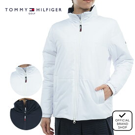 【30%OFF】【正規販売店】[TOMMY HILFIGER GOLF] コーティングニット　パテッドジャケット ゴルフウェア ジャケット レディース ゴルフ ウェア アウター 防風 防寒 ストレッチ ハイテンション スポーティー シンプル トミー・ヒルフィガー THLA484 ヤマニゴルフ