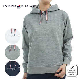 【30%OFF】【正規販売店】[Tommy Hilfiger Golf] フロントロゴ フーディーパーカ ゴルフウェア トレーナー パーカー レディース ゴルフ ウェア アウター 撥水 UVカット 紫外線 涼しい 日よけ 日焼け防止 おしゃれ 長袖 トミー・ヒルフィガー THLA509 ヤマニゴルフ