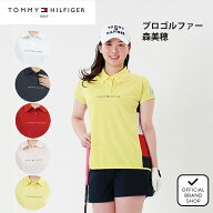 【森美穂プロ着用】【30%OFF】 【正規販売店】[Tommy Hilfiger Golf] サイドカラー フレンチポロシャツ …