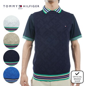 �y40%OFF�z�y���K�̔��X�z[Tommy Hilfiger Golf] TH���m�O���� �N���[�l�b�N�x�X�g �S���t�E�F�A �x�X�g �����Y �S���t �E�F�A �A�E�^�[ �t�� �g�~�[ �q���t�B�K�[ �S���t THMA402 ���}�j�S���t