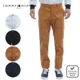 【30%OFF】【正規販売店】[TOMMY HILFIGER GOLF] ウィンドプルーフ　テーパードパンツ ゴルフウェア パンツ ボトムス メンズ ゴルフ ウェア 撥水 防風 防寒 ストレッチ ハイテンション 遠赤外線保温 暖かい トミー・ヒルフィガー THMA475 ヤマニゴルフ