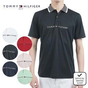 �y30%OFF�z�y���K�̔��X�z[Tommy Hilfiger Golf] �G�b�Z���V�����X�g���C�v�J���[ �����|���V���c �S���t�E�F�A �|���V���c �����Y �S���t �V���c �z������ �ʋC�� ������ ���� ������ UV�J�b�g ���O