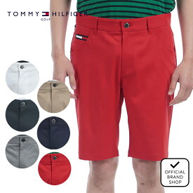 【30%OFF】【正規販売店】[TOMMY HILFIGER GOLF] ベーシック ショートパンツ ゴルフウェア パンツ ボトムス メンズ ゴルフ ウェア ストレッチ ハイテンション おしゃれ 短パン 春夏 定番 トミー・ヒルフィガー THMA517 ヤマニゴルフ