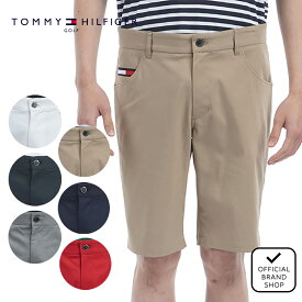 【30%OFF】【正規販売店】[TOMMY HILFIGER GOLF] ベーシック ショートパンツ ゴルフウェア パンツ ボトムス メンズ ゴルフ ウェア ストレッチ ハイテンション おしゃれ 短パン 春夏 定番 トミー・ヒルフィガー THMA517 ヤマニゴルフ