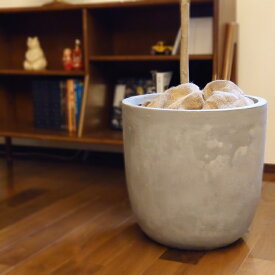 タイムセール！おしゃれ　植木鉢　鉢カバー　 大型【バスクラウンド　43cm】人気　プランター　鉢　かわいい　ファイバークレイ インテリア リビング　店舗　玄関　13号　14号