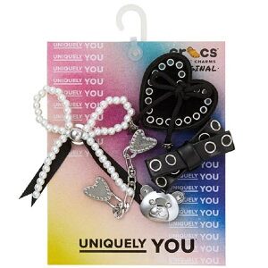 �y�W�r�b�c�`���[��/�C���f�B �����N�X �V���o�[ 5�p�b�N�zcrocs 25Q4 Jibbitz charms Indie Luxe Silver 5 Pack 10016472