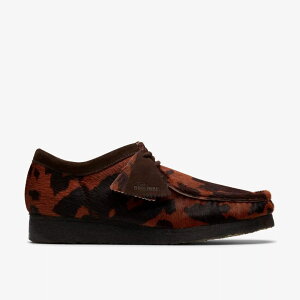 yzyN[NX IWiX/M r[/zClarks AW25 M Wallabee Brown Cow Print 26183756