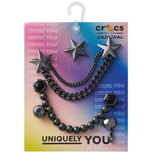�y�W�r�b�c�`���[��/�p���N �K�����^�� 5 �p�b�N�zcrocs 26Q1 jibbitz charms Punk Gunmetal 5 Pack 10015561