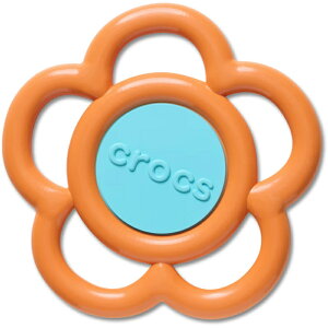 �y�W�r�b�c�`���[��/���K �I�����W �A���h �u���[ �t�����[�zcrocs 26Q1 jibbitz charms Mega Orange and Blue Flower 10017389