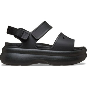 �y���������z�y�N���b�N�X/�\�[�z�[ Y �X�g���b�v �T���_���zcrocs 26Q2 SOHO Y STRAP SANDAL Black 211755-001