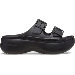 �y���������z�y�N���b�N�X/�T�^�f�[ �v���b�g�t�H�[�� �T���_���zcrocs 26Q2 SATURDAY PLATFORM SANDAL W Black 212880-001