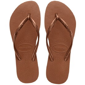 【ビーチサンダル】【スリム】havaianas C/O ハワイアナス スリム Slim Rust/Metallic Copper 4000030-9385 レディースサンダル ラスト/メタリックコッパー