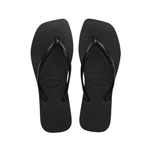 �y�r�[�`�T���_���z�y�X�N�G�A�g�D�zhavaianas 23SS �n���C�A�i�X �X���� �X�N�G�A Slim Square Black 4148301-0090 ���f�B�[�X�T���_�� �u���b�N