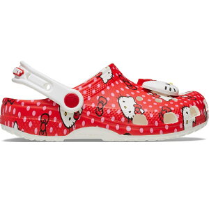 yn[LeBzcrocs C/O NbNX LbY un[LeBvbh NVbN NbO KIDS' HELLO KITTY RED CLASSIC CLOG Multi 210576-90H }`