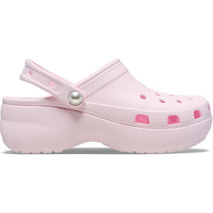 yT_zcrocs 25Q1NbNX NVbN vbgtH[ p[ NbO CLASSIC PLATFORM PEARL CLOG Pink Milk 211231-6ZW sN~N