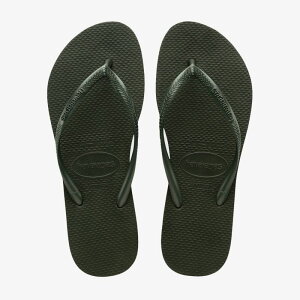 �y�n���C�A�i�X/�r�[�`�T���_��/�X����/���f�B�[�X�T���_���zHavaianas 24SS Slim Green Olive 4000030-4896
