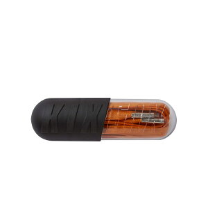 KIXSIX SU190427 WAXED SHOELACE CAPSULE ORANGE/silver KX-01WSC-OR LbNXVbNX