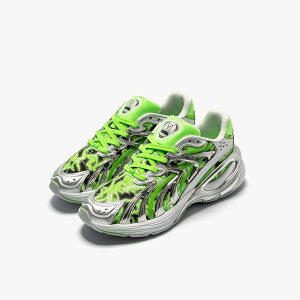 �y�v�[�}/���b�v���f�B�b�v/�C���o�[�X ���b�v���f�B�b�v�zPUMA AU25 9/27 INVERSE RIPNDIP PUMA SILVER-FLURO GREEN PES 403649-01