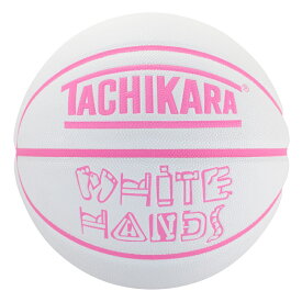 【送料無料】【6号球】【女性ボーラー】【バスケットボール】TACHIKARA BASKETBALL タチカラ ボール ホワイトハンズ WHITE HANDS SB6-207 メンズ レディース キッズホワイト/ネオン ピンク ホワイト系