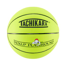 【送料無料】【タチカラ/バスケットボール/3号球/スラムダンクコラボ/ピックアッププレーグラウンド別注】TACHIKARA BASKETBALL PICK UP PLAYGROUND ×TACHIKARA BALL PACK SB3-512 Neon Yellow