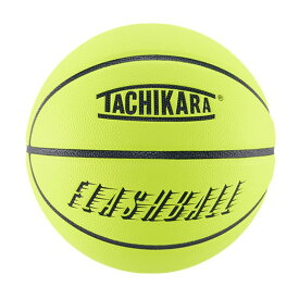 【送料無料】【5号球/バスケットボール/アウトドア用/キッズボール】TACHIKARA BASKETBLL FLASHBALL NEON YELLOW SB5-204 タチカラ バスケットボール 5号 ネオンイエロー