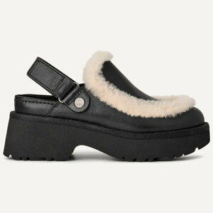 yAO/fB[X GX~[ U[ NbOzUGG 25AW 8/6 W ESMEE LEATHER CLOG BLACK 1171507-BLK ubN