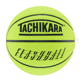 【タチカラ/6号球/フラッシュボール/バスケットボール/アウトドア用】TACHIKARA BASKETBALL 25FA FLASHBALL SB6-221 ネオンイエロー/ブラック