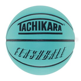 【タチカラ/6号球/フラッシュボール/バスケットボール/アウトドア用】TACHIKARA BASKETBALL 25FA FLASHBALL SB6-222 ライトアクア/ブラック