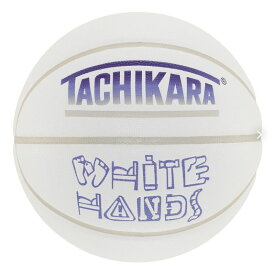 【タチカラ/7号球/ホワイトハンズ/バスケットボール/アウトドア用】TACHIKARA BASKETBALL FA25 WHITE HANDS SB7-2040 ホワイト/グレー/パープル