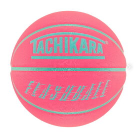 【タチカラ/6号球/フラッシュボール/バスケットボール/アウトドア用】TACHIKARA SP26 FLASHBALL SB6-225 Hot Pink / Light Aqua