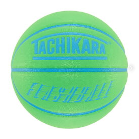 【タチカラ/6号球/フラッシュボール/バスケットボール/アウトドア用】TACHIKARA SP26 FLASHBALL SB6-226 Neon Green / Neon Bluea