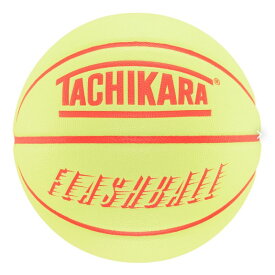 【タチカラ/7号球/フラッシュボール/バスケットボール/アウトドア用】TACHIKARA SP26 FLASHBALL SB7-2048 Ultra Lime / Hot Red