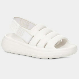 【セール20%OFF】【人気モデル】【22/23/24/25cm企画】【サンダル】UGG 23.2/1 アグ スポート イヤー W SPORT YEAH BRIGHT WHITE 1126811-BRWH レディースサンダル ホワイト