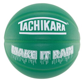 【送料無料】【7号球】【バスケットボール】【アウトドア用】TACHIKARA BASKETBALL タチカラ ボール MAKE IT RAIN SB7-292 グリーン 合成皮革