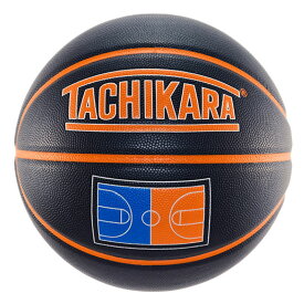 【送料無料】【7号球】【バスケットボール】【アウトドア用】TACHIKARA BASKETBALL タチカラ ボール WORLD COURT SB7-294 ブラック/オレンジ/ブルー 合成皮革