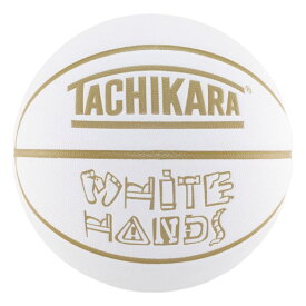 【送料無料】【7号球】【バスケットボール】【アウトドア用】TACHIKARA BASKETBALL タチカラ ボール WHITE HANDS SB7-295 ホワイト/コヨーテ 合成皮革
