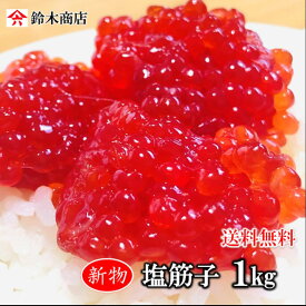 2025年新物 塩筋子1k 大容量 【500g×2個 紅鮭卵】 厳選一本羽使用 昔ながらの塩筋子 大容量 塩筋子 筋子 紅鮭 紅子 鮭子 ギフト 贈答用 ご飯 おかず しおすじこ つまみ 贈り物 お中元 お歳暮 魚卵 しょっぱい筋子 おにぎり