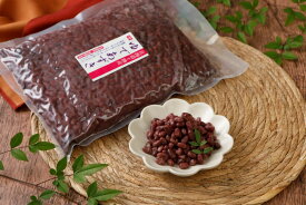 anan掲載！ゆであずき 1kg 砂糖不使用 北海道十勝産小豆 無糖 無添加 無化学調味料 便秘解消 ダイエット デトックス効果にも期待 業務用 Azuki Bean あんこ あずき 小豆