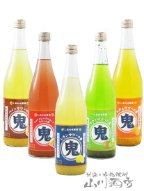 鬼サワー 720ml 5種セット / 北海道 北のさくら 【 7936 】【 リキュール 】【 5本セット 】【 送料無料 】【 お中元 贈り物 ギフト プレゼント 】
