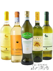厳選イタリア白ワインセット ( 750ml×5本 ) 【 4853 】【 イタリア白ワイン 】【 送料無料 】【 ホワイトデー 贈り物 ギフト プレゼント 】
