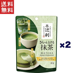 片岡物産 辻利 さらっととける抹茶(袋)40g×2個