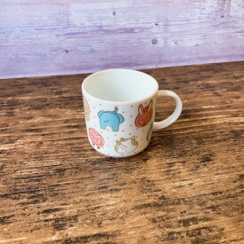 コップ 子供用 マグカップ カップ キッズ 食器 男の子 女の子 お茶 ジュース アニマルフェイス 動物 アニマル 可愛い 日本製 美濃焼 陶器 出産祝い プレゼント 贈り物 ギフト ラッピング お食い初め